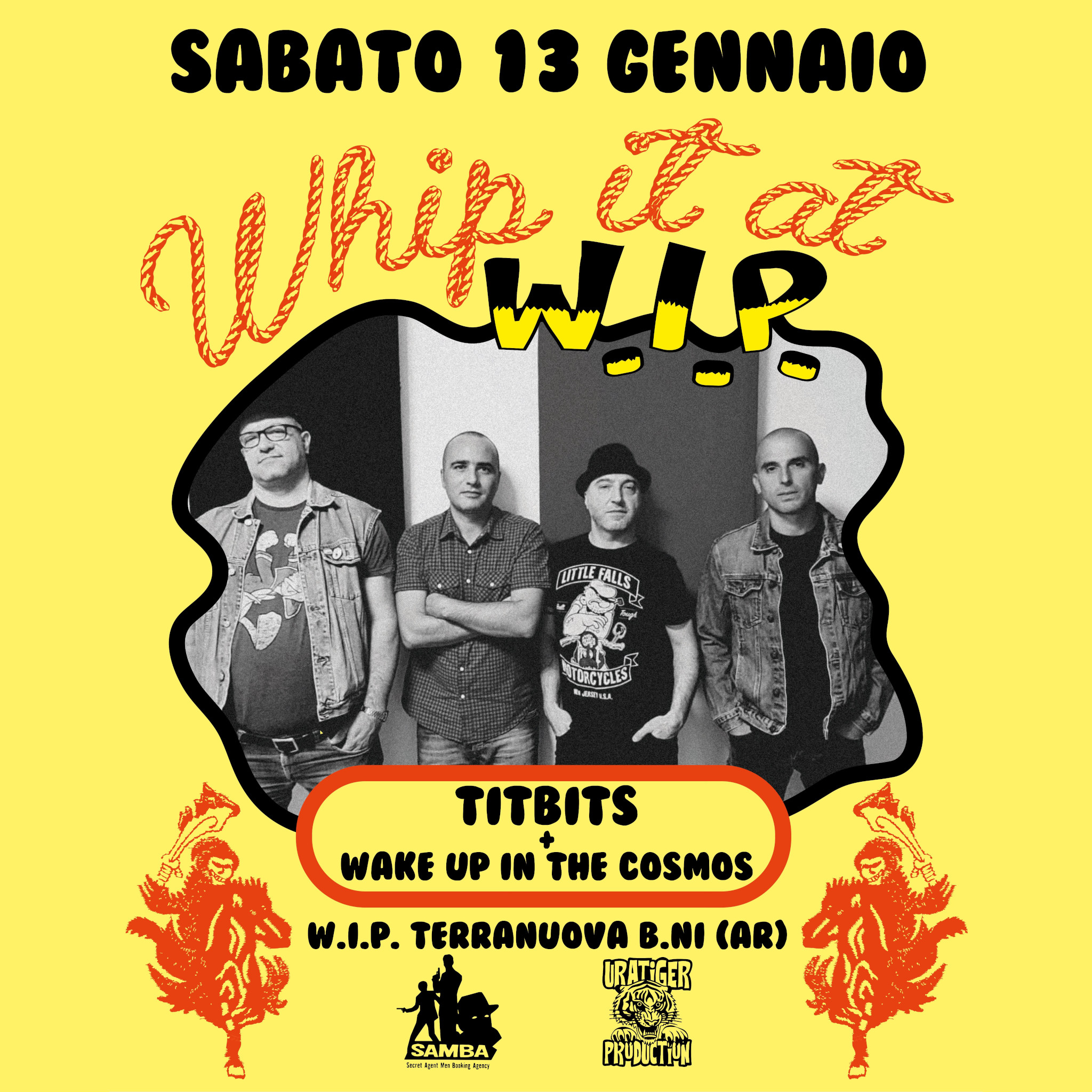 Whip It At Wip: Titbits (ita) + Wake Up In The Cosmos (ita)