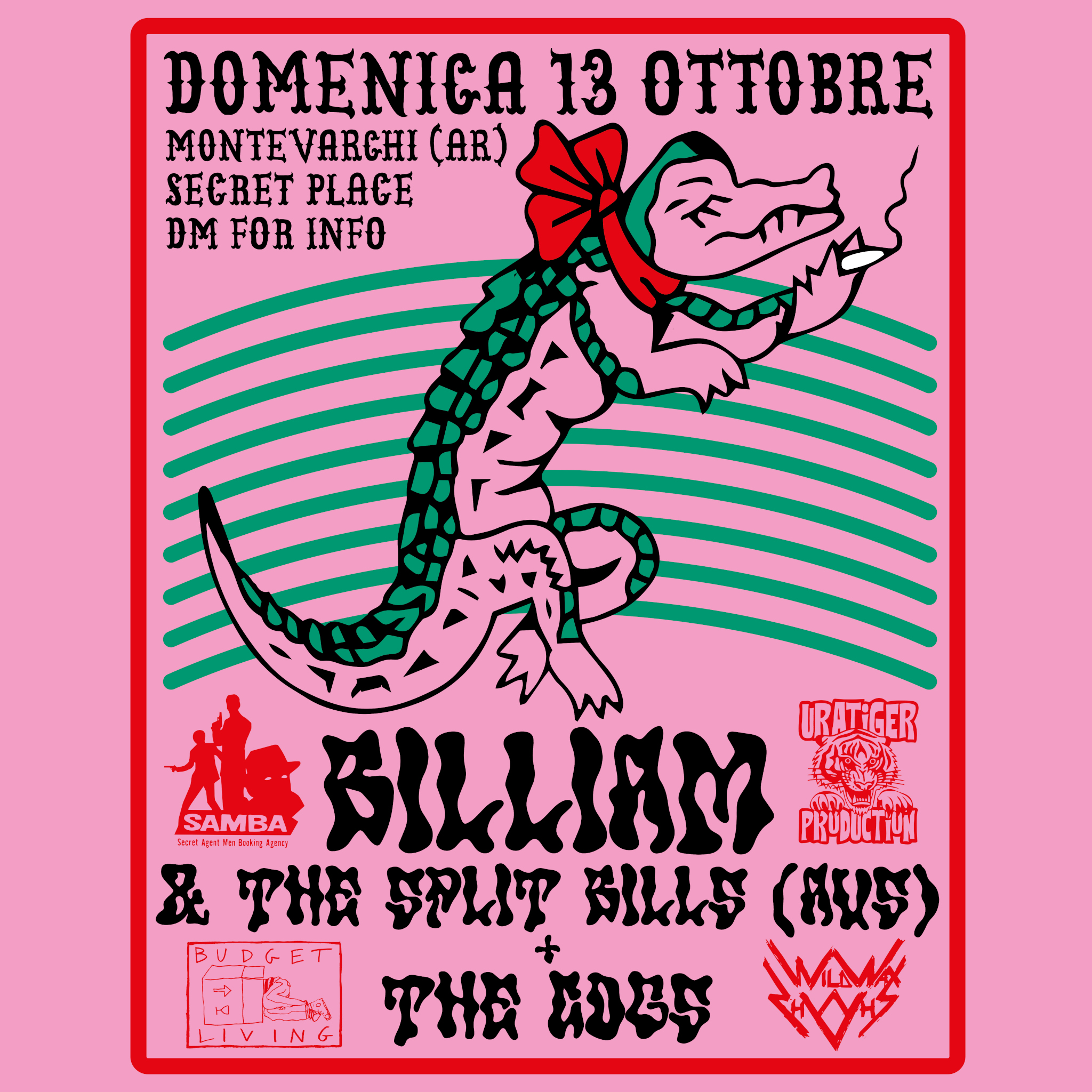 Secret Party #20: Billiam and the Split Bills (aus) + Cogs (ita)