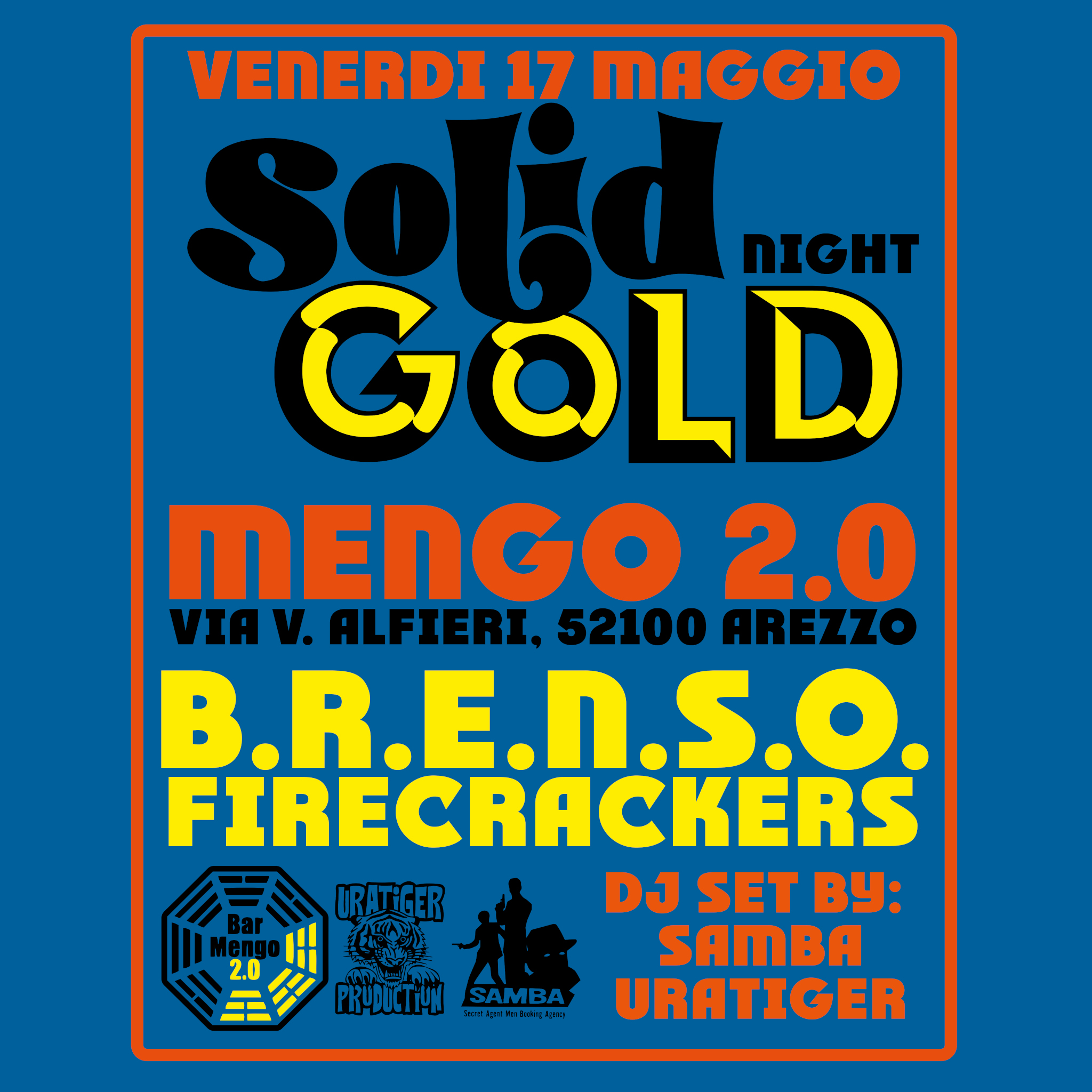 Solid Gold Fest#3: Brenso (ita) + Firecracker (ita)