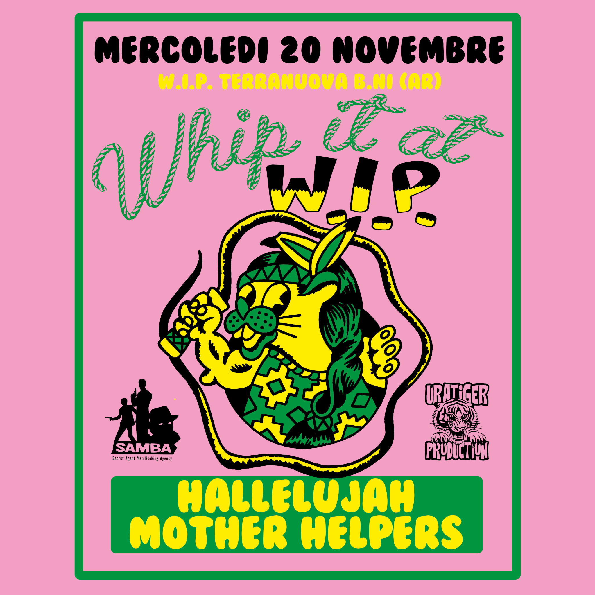 Whip it at wip: Hallelujah Mother Helpers (svi)