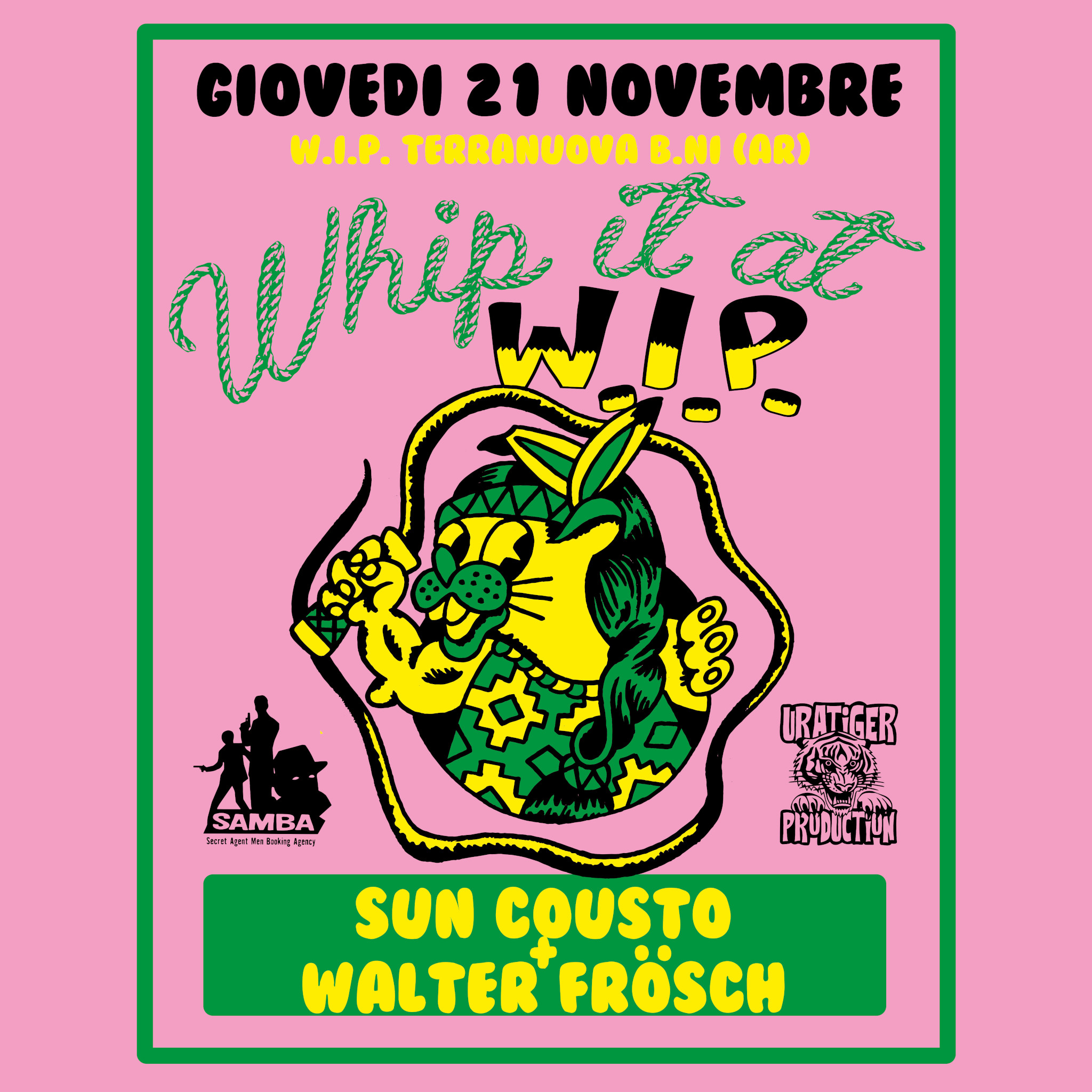 Whip it at wip: Sun cuosto (Svi) + Walter frosch (svi)