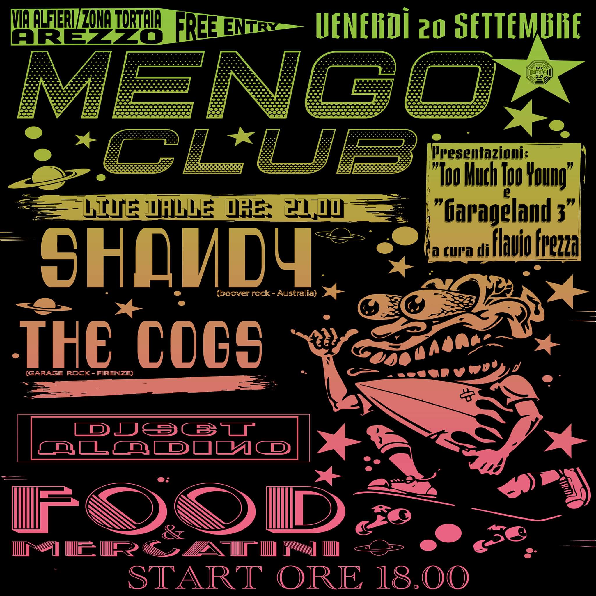 Shandy (aus) + the Cogs (ita)